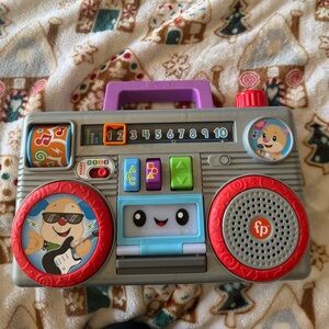 Fisher Price Colorful Kids Boombox Toy